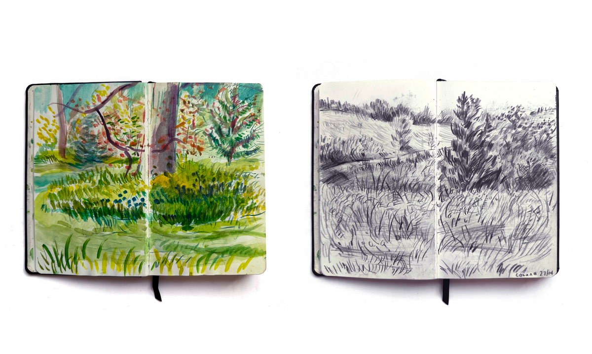 Landscape oil pastel drawing with Ellie Lonsdale, 22nd September 2026