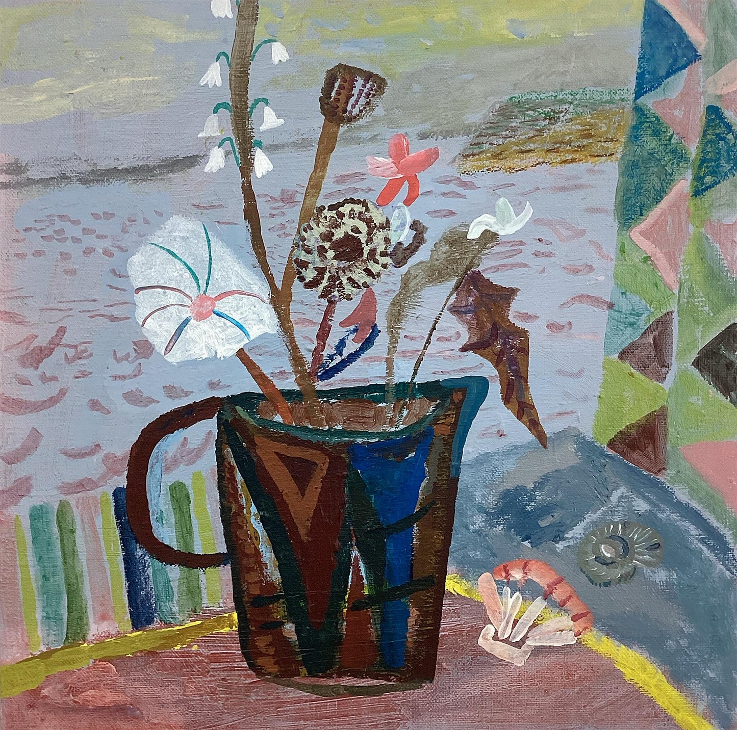 Acrylic and mixed media painting with Andrea Humphries, 12th May 2026