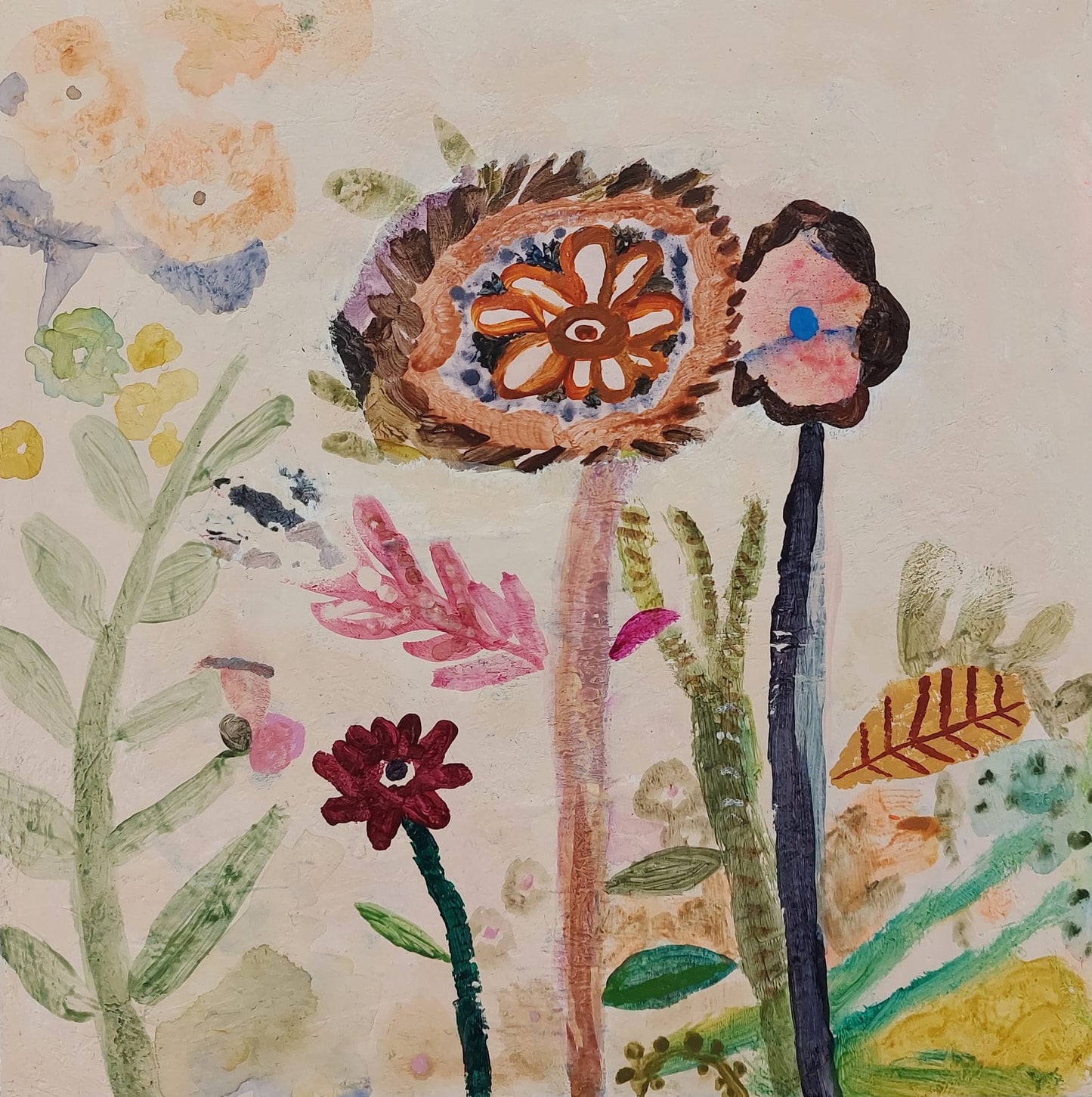 Acrylic and mixed media painting with Andrea Humphries, 12th May 2026