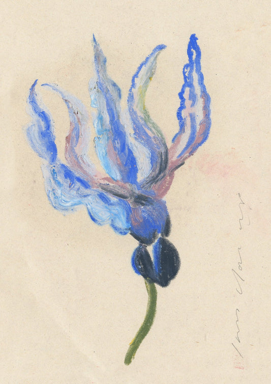 Blue Iris by Molly Martin, A4