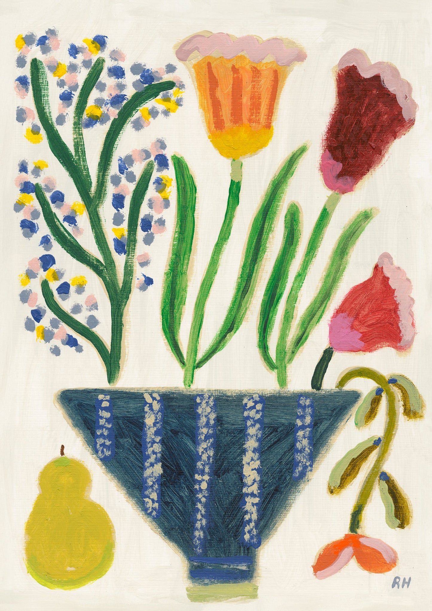 Spring vase by Rosie Harbottle, A3