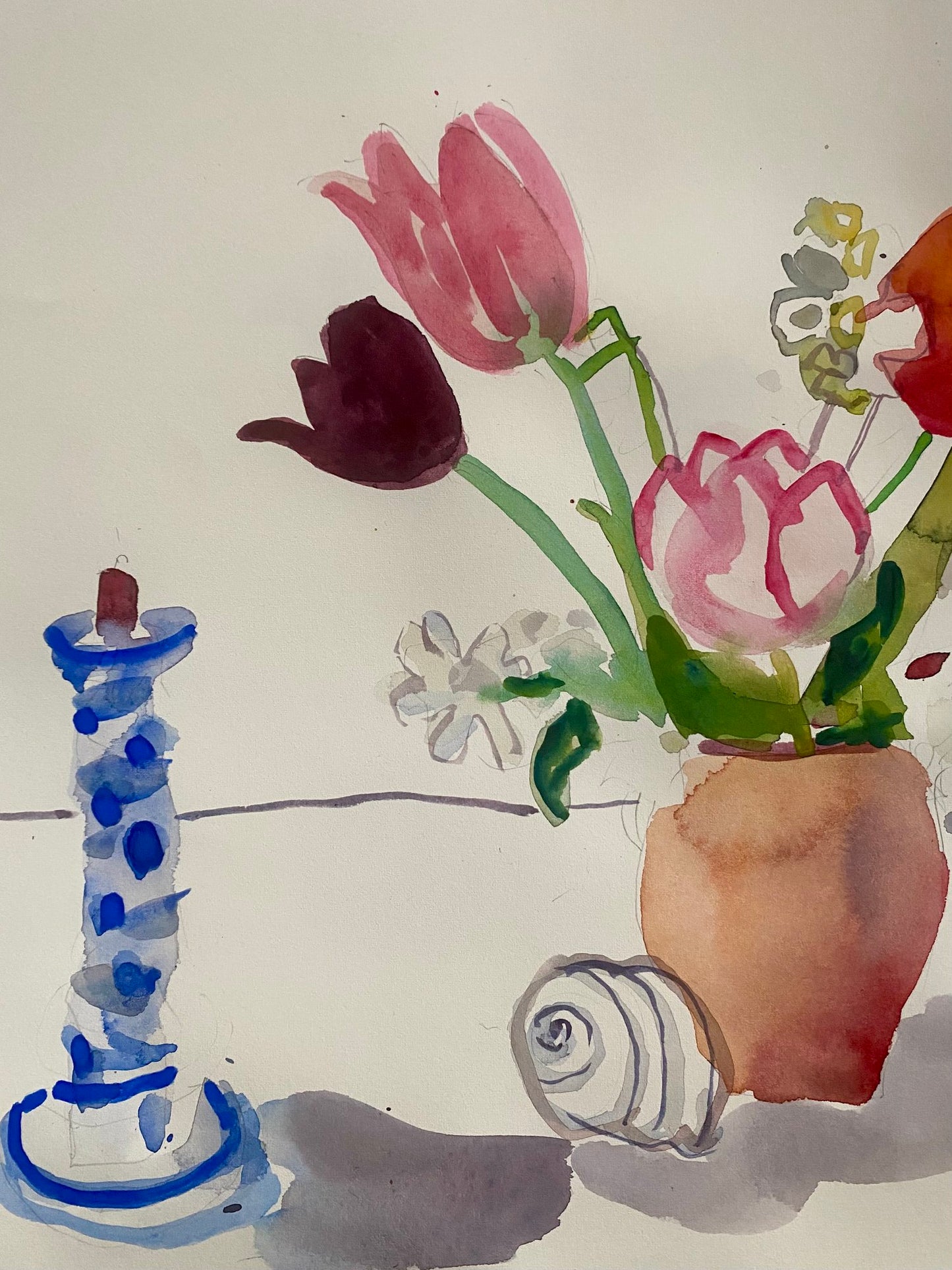 Water colour painting with Elizabeth Barnett, Saturday 26th April 2025