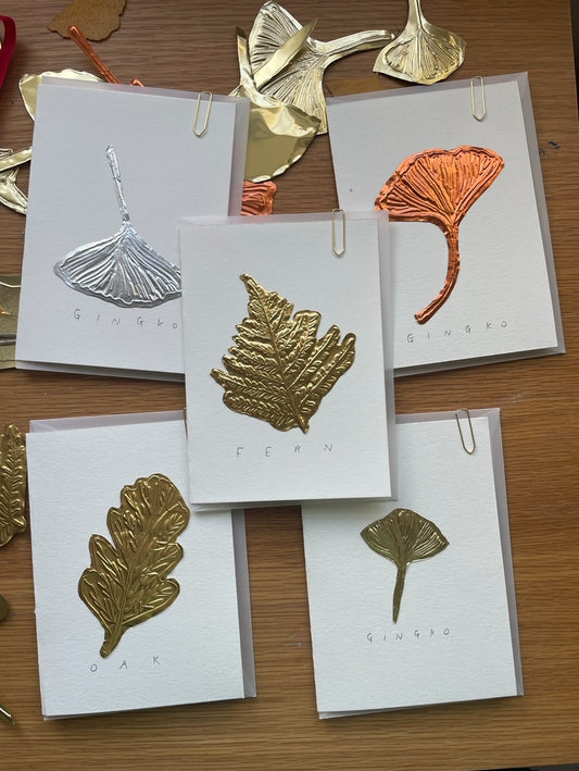 Embossed Christmas card making with Meg Fatherly, 2nd December 2025