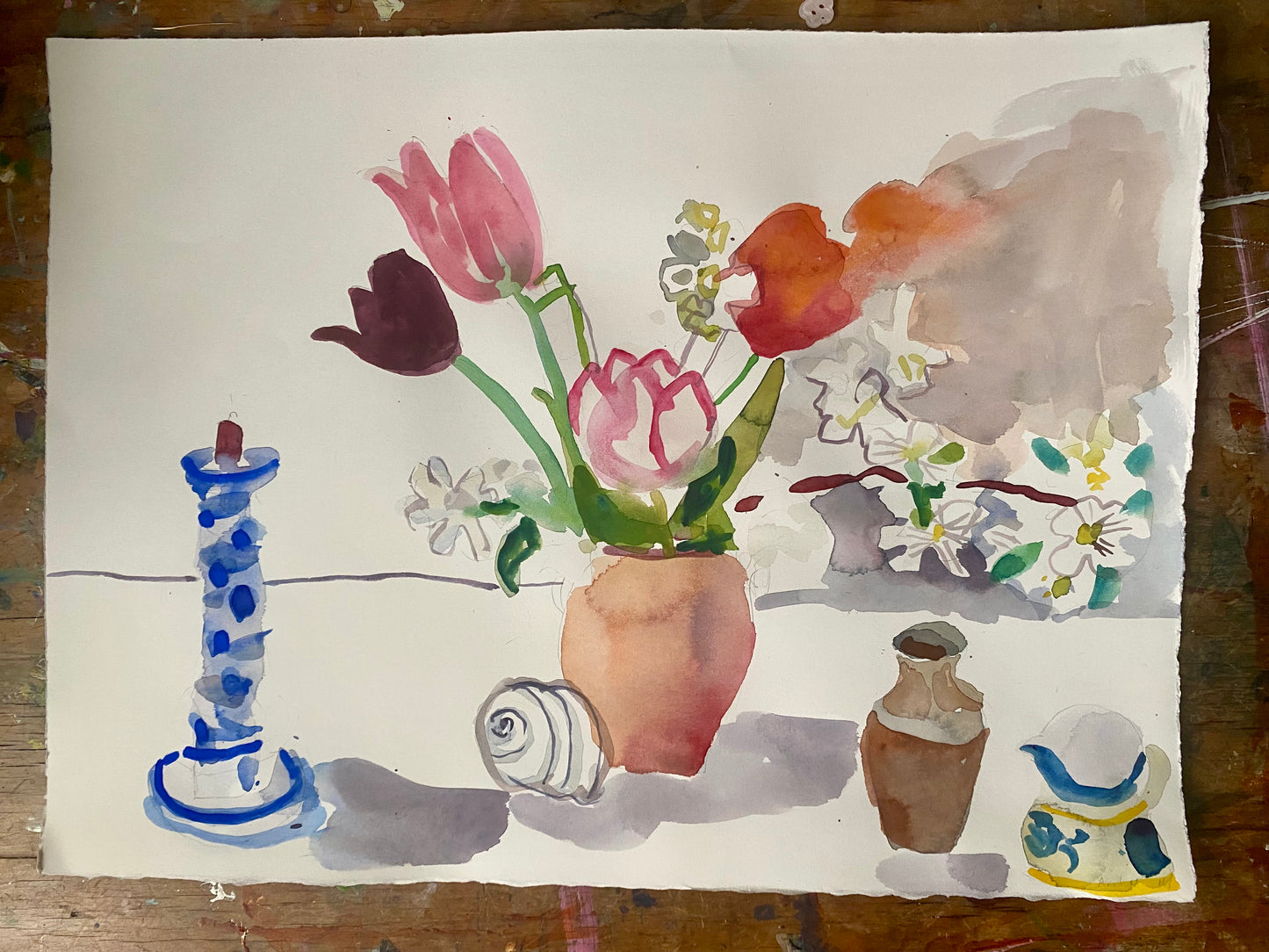Water colour painting with Elizabeth Barnett, Saturday 26th April 2025