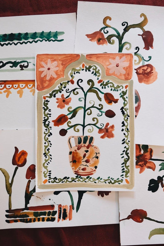 Acrylic inks and paints with Lene Ehlers, 20th Feb 2024