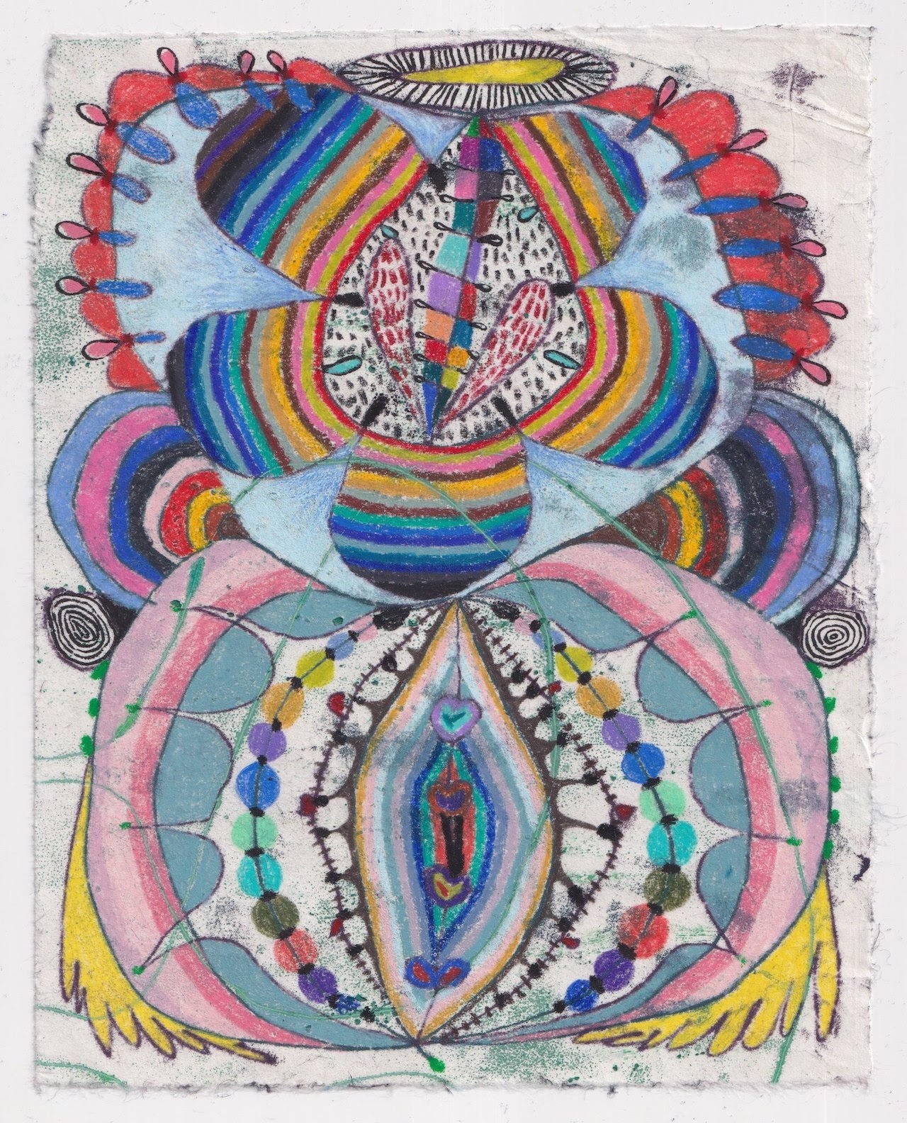 Colour pencil drawing with Claire Downes, 24th February 2026