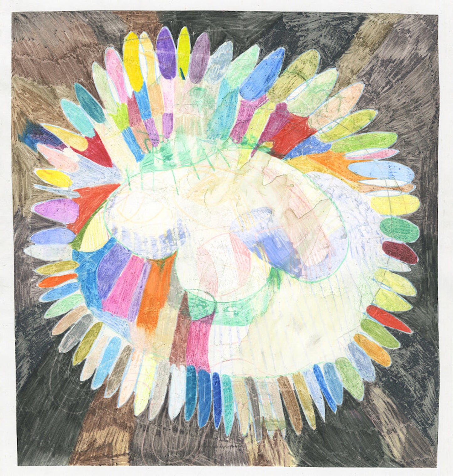 Colour pencil drawing with Claire Downes, 24th February 2026